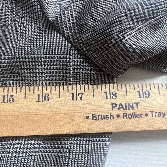 New York & Co Women's Size 10 Black Plaid 2 Button Blazer Jacket - Picture 7 of 7